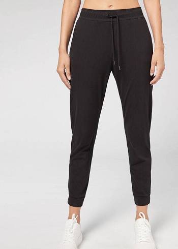 Colanti Calzedonia Jogger in Ultra Light Supima Bumbac Dama Negrii | RO2662XF