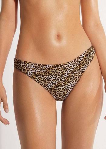 Pantaloni De Bikini Calzedonia Malindi Dama Maro | RO1499ZG