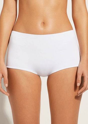 Pantaloni De Bikini Calzedonia Shorts Indonesia Eco Dama Albi | RO1555BC