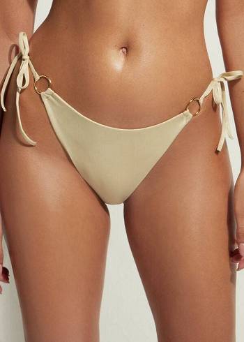 Pantaloni De Bikini Calzedonia String Tie Abu Dhabi Dama Aurii | RO1620AP