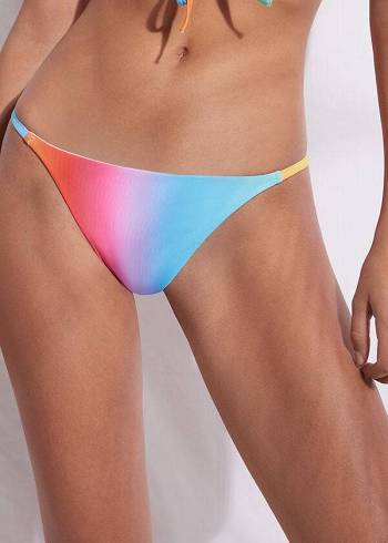 Pantaloni De Bikini Calzedonia Tanga Barcellona Dama Colorati | RO1631CE