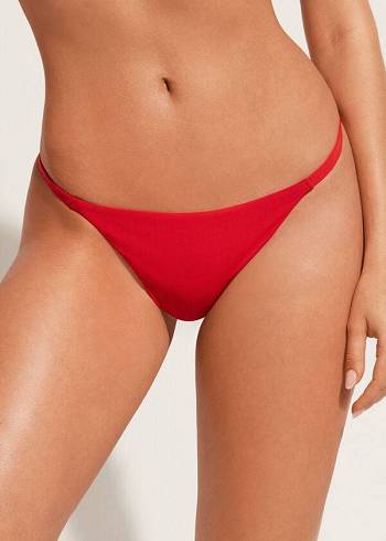 Pantaloni De Bikini Calzedonia Tanga Indonesia Eco Dama Rosii | RO1637WY