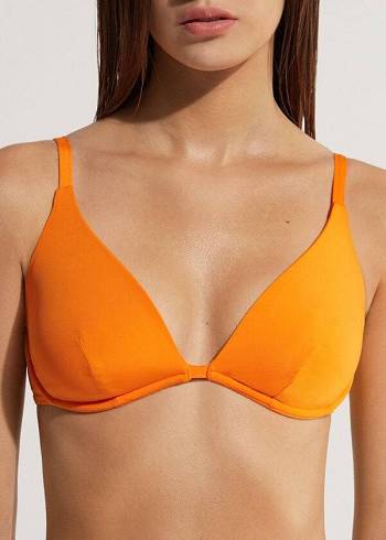 Topuri De Bikini Calzedonia Push Up Indonesia Eco Dama Portocalii | RO1949WY