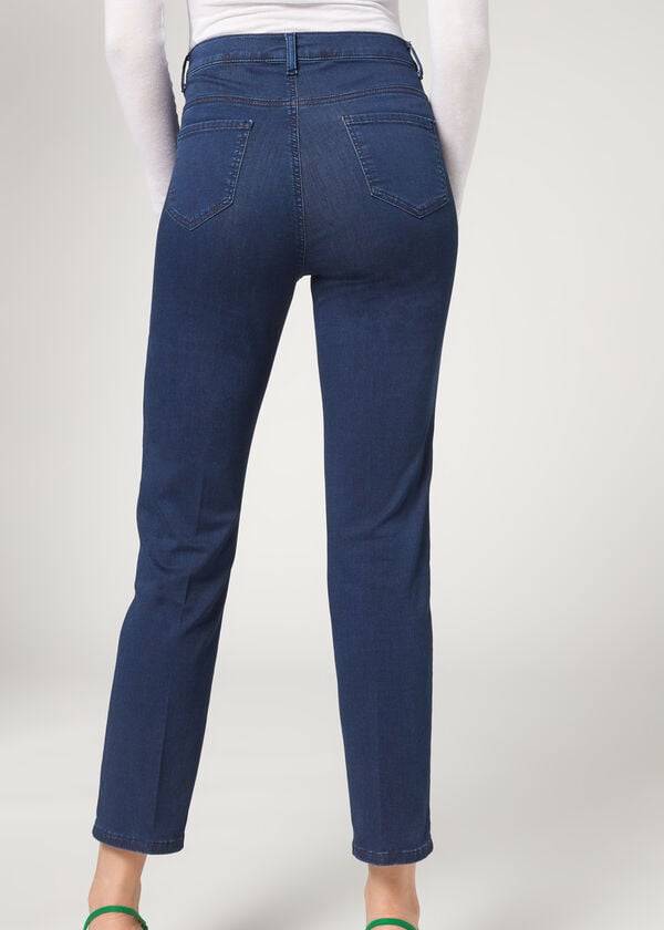 Blugi Calzedonia Eco Confort Dama Bleumarin | RO2568KI