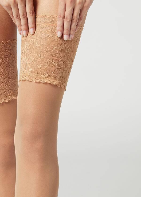 Ciorapi Calzedonia 20 Denier Opaque Thigh-Highs Dama Maro | RO1238LH