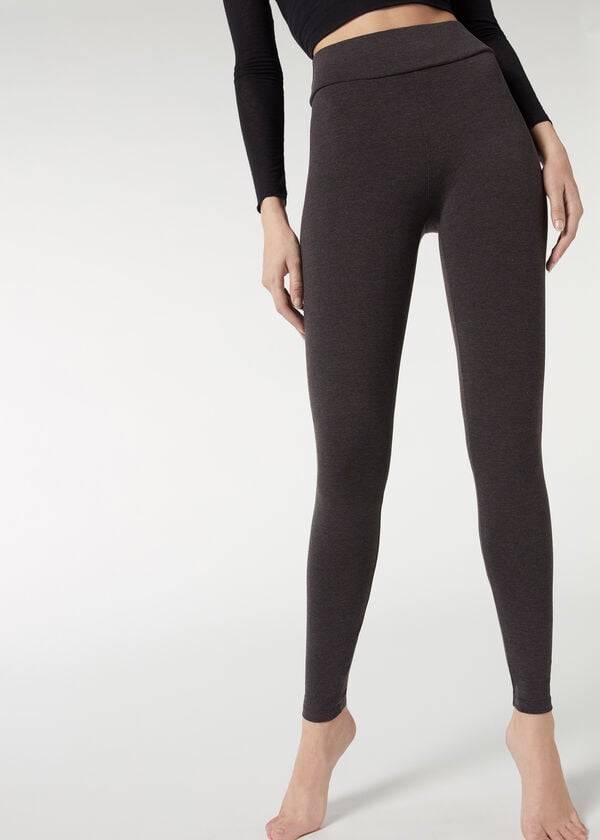 Colanti Calzedonia Bumbac Dama Gri | RO2637WY