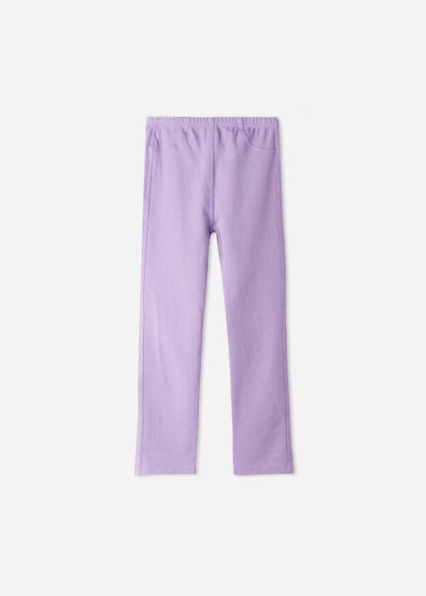 Colanti Calzedonia Denim jeggings Copii Violet | RO3131TV