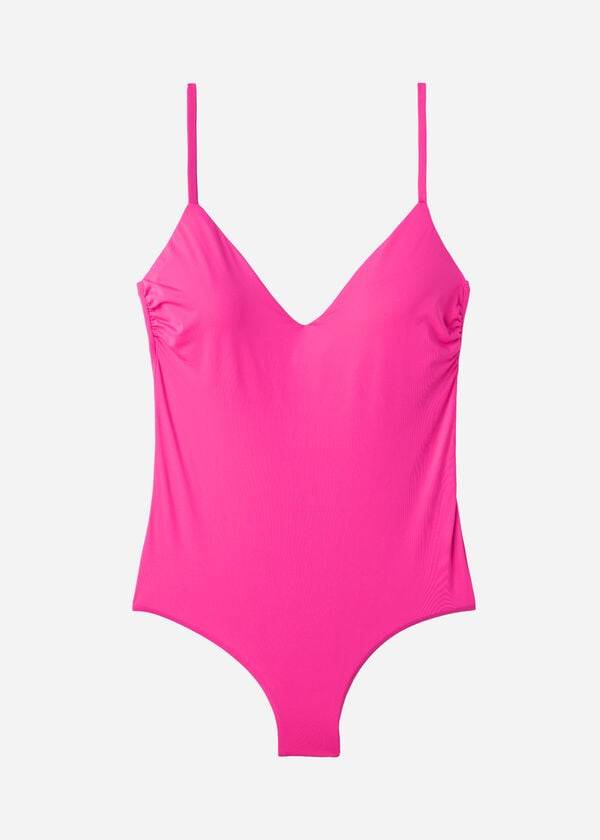 Costume De Baie Calzedonia Căptușită One-Piece Indonesia Dama Roz | RO2180NB