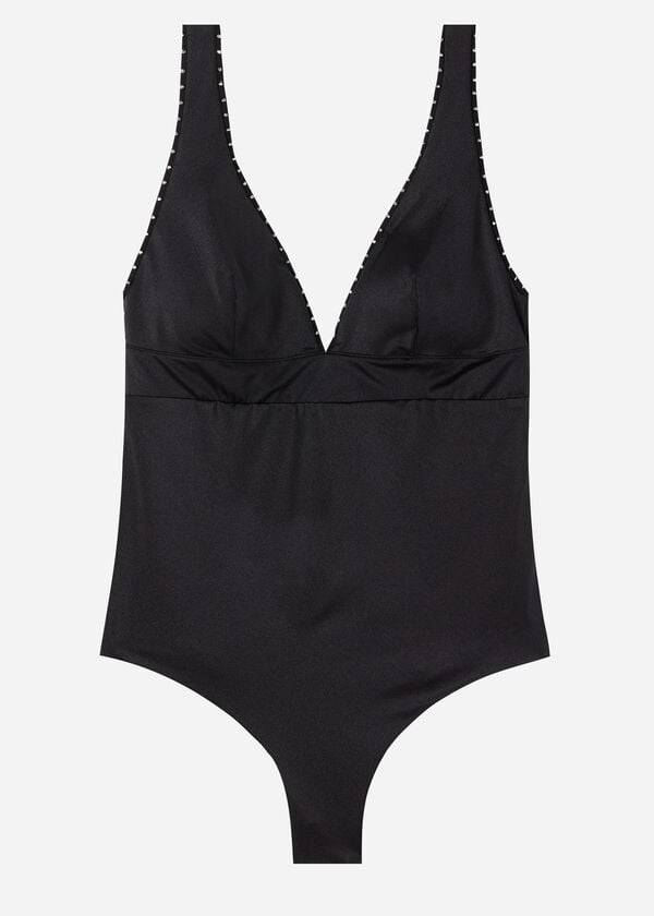 Costume De Baie Calzedonia One Piece Ginevra Dama Negrii | RO2159RW