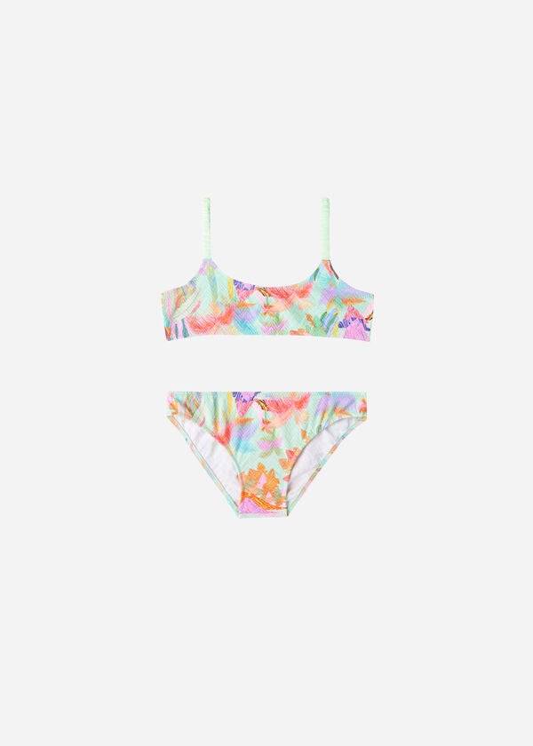 Costume De Baie Calzedonia Two-Piece Tahiti Copii Verzi | RO3076UT