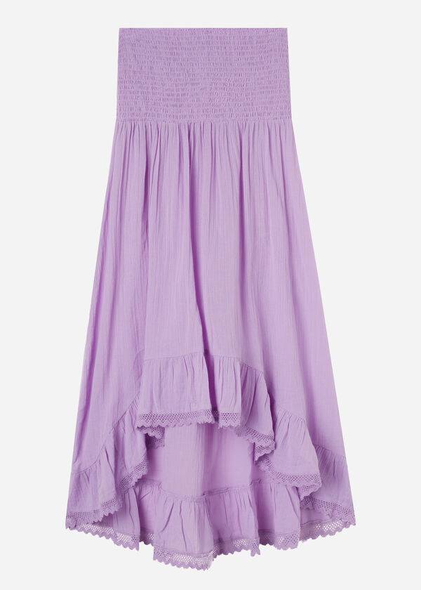 Cover Ups Calzedonia Bumbac Convertible Rochie Dama Violet | RO2068JJ