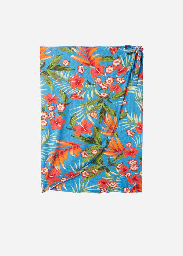 Cover Ups Calzedonia Scurte Wraparound Sarong Dama Verzi | RO2147KI