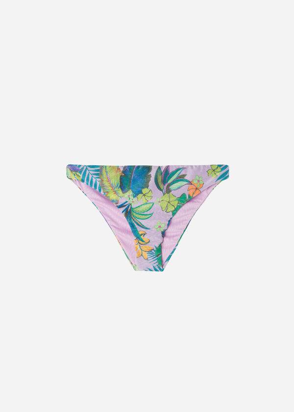 Pantaloni De Bikini Calzedonia Brasilia Dama Violet | RO1304UT