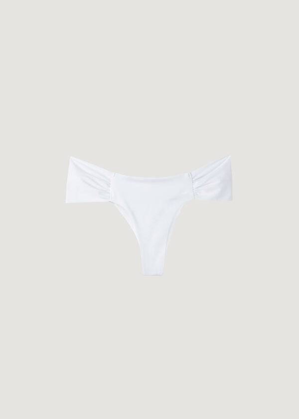 Pantaloni De Bikini Calzedonia Brazilian Indonesia Eco Dama Albi | RO1310DN