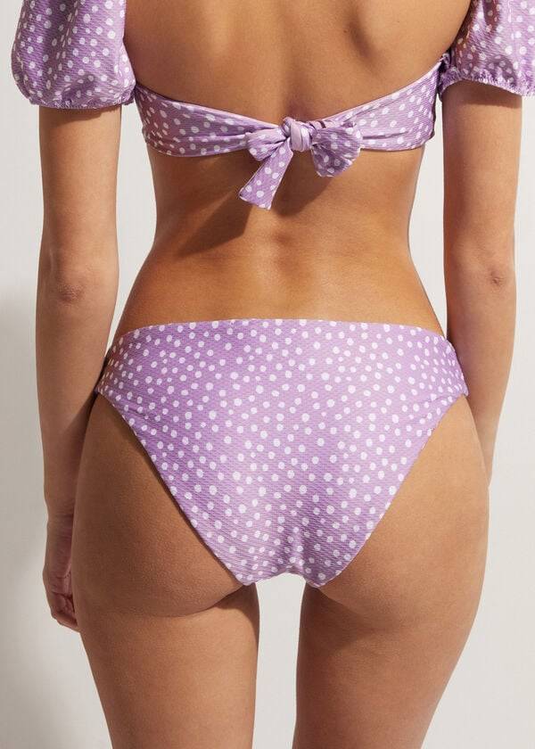 Pantaloni De Bikini Calzedonia Cipro Dama Violet | RO1360AP