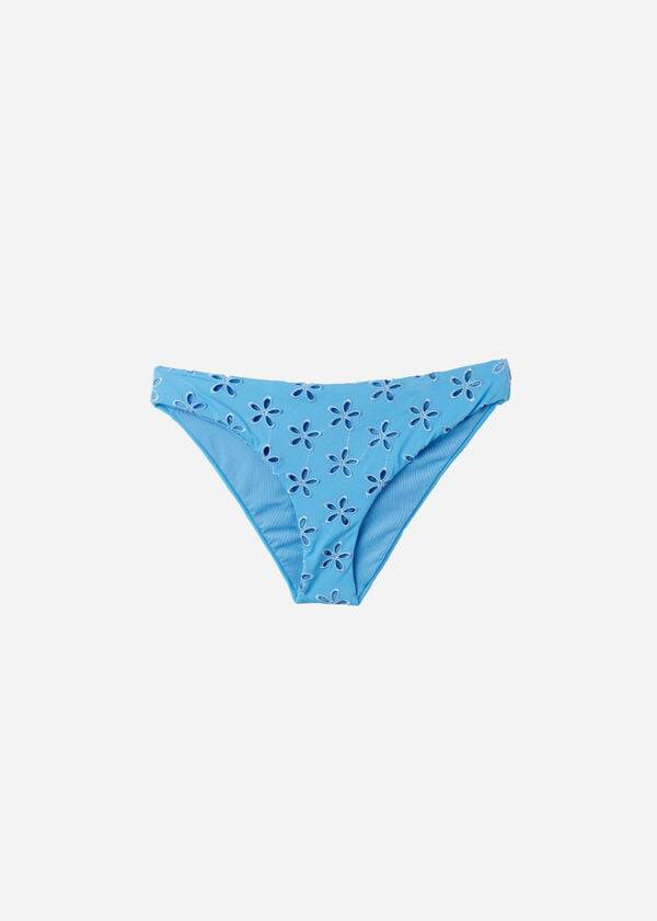 Pantaloni De Bikini Calzedonia Corfù Dama Albastri | RO1373BC