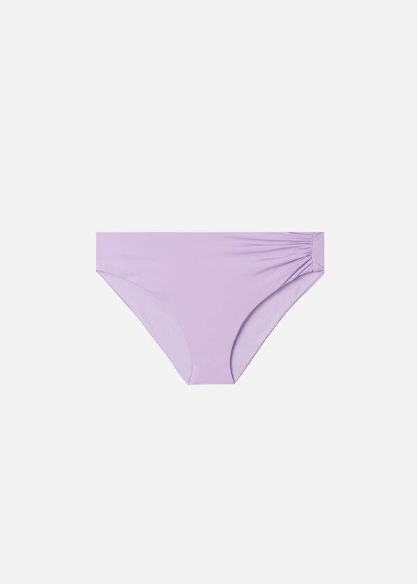 Pantaloni De Bikini Calzedonia High Talie Indonesia Eco Dama Violet | RO1428QZ