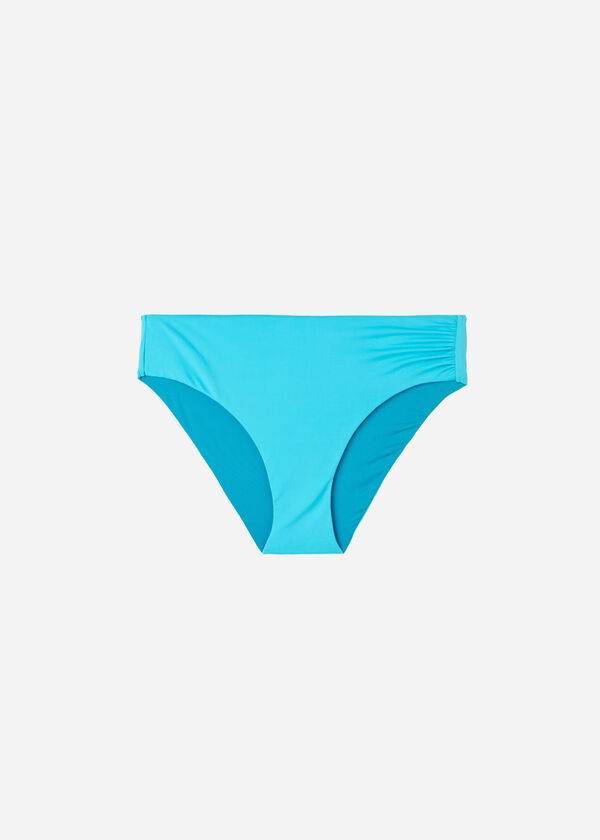 Pantaloni De Bikini Calzedonia High Talie Indonesia Eco Dama Turcoaz Verzi | RO1433YU