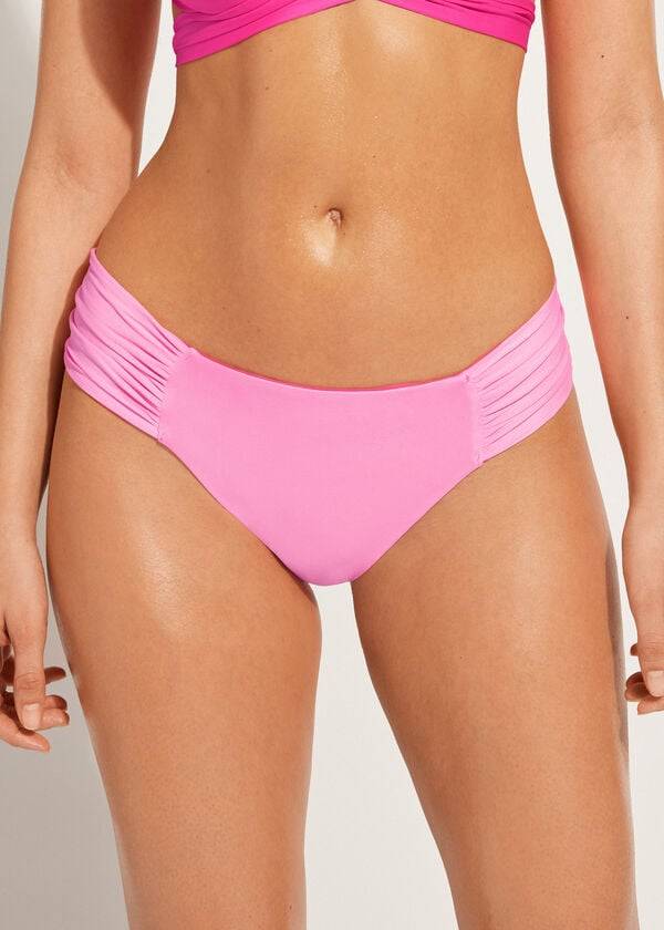 Pantaloni De Bikini Calzedonia Indonesia Eco rosa Dama Roz | RO1482EX