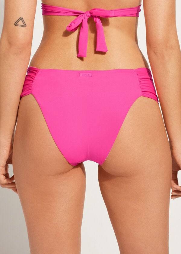 Pantaloni De Bikini Calzedonia Indonesia Eco rosa Dama Roz | RO1482EX