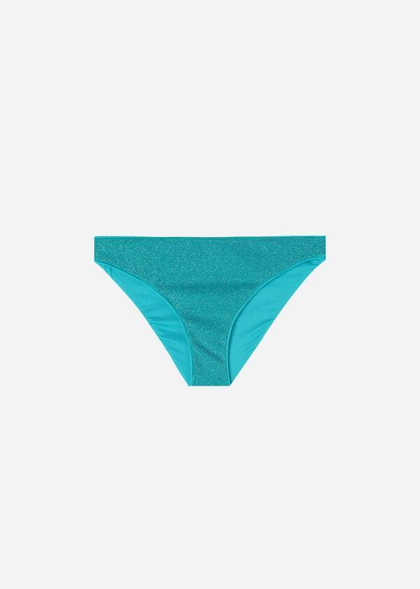 Pantaloni De Bikini Calzedonia Las Vegas Dama Albastri | RO1494GL