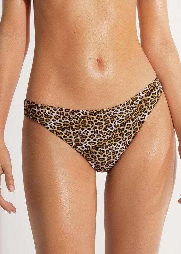 Pantaloni De Bikini Calzedonia Malindi Dama Maro | RO1499ZG