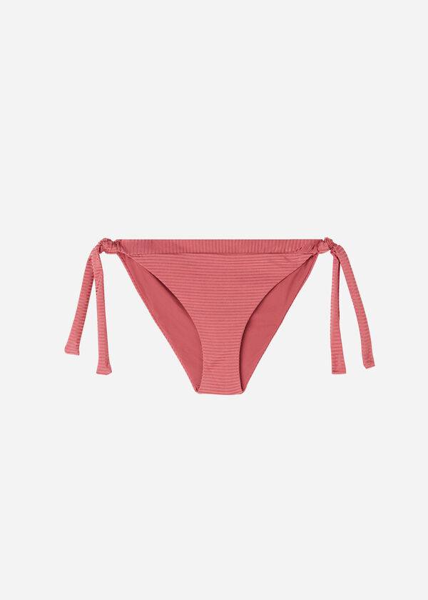 Pantaloni De Bikini Calzedonia Side Tie Biarritz Dama Maro | RO1556NB