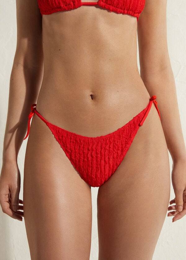 Pantaloni De Bikini Calzedonia String Marrakech Dama Rosii | RO1604XF