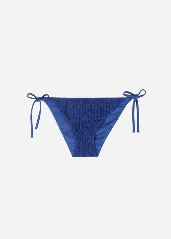 Pantaloni De Bikini Calzedonia String Marrakech Dama Bleumarin | RO1605CE