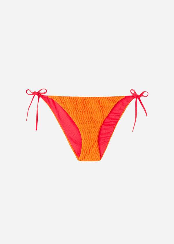 Pantaloni De Bikini Calzedonia String Mykonos Dama Portocalii | RO1609MA