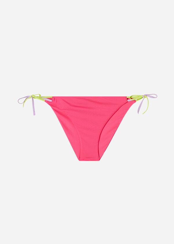 Pantaloni De Bikini Calzedonia String Tokyo Dama Roz | RO1622DN