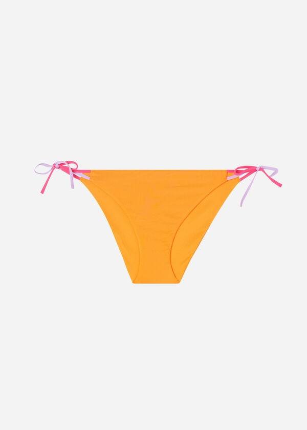 Pantaloni De Bikini Calzedonia String Tokyo Dama Portocalii | RO1624GL