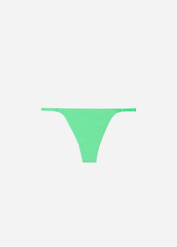 Pantaloni De Bikini Calzedonia Tanga Indonesia Eco G-string Dama Verde Menta | RO1638EX