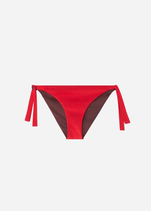 Pantaloni De Bikini Calzedonia Tied Indonesia Eco Dama Rosii | RO1652JJ