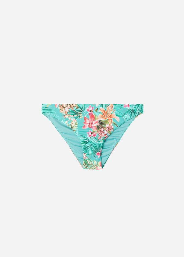 Pantaloni De Bikini Calzedonia Venezia Dama Turcoaz | RO1659BC