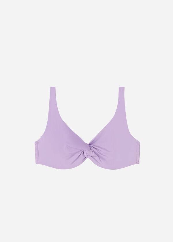 Topuri De Bikini Calzedonia Balconette Indonesia Eco Dama Violet | RO1670OR