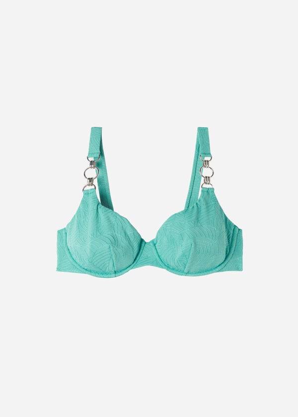 Topuri De Bikini Calzedonia Balconette Marsiglia Dama Turcoaz | RO1681ZG