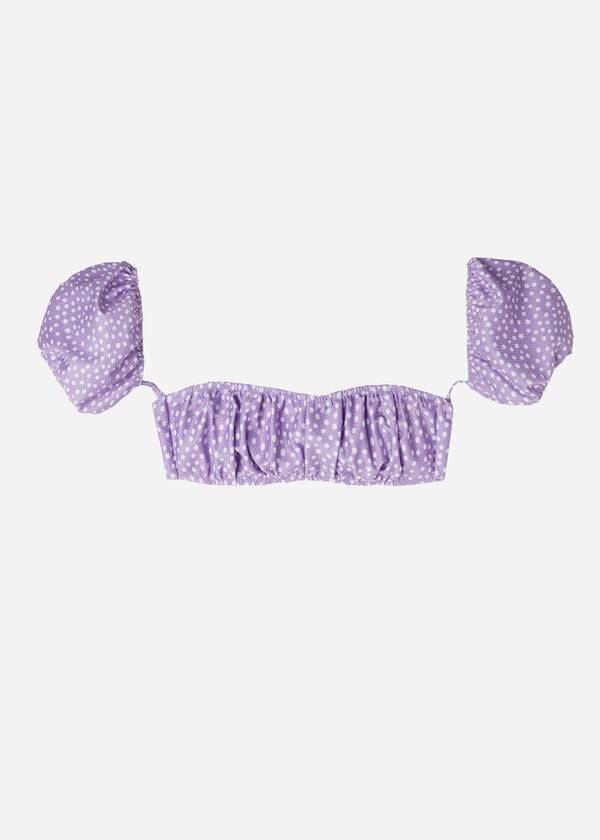 Topuri De Bikini Calzedonia Bandeau Cipro Dama Violet | RO1687MA