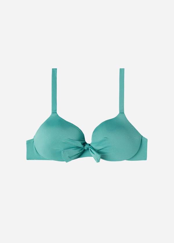 Topuri De Bikini Calzedonia Căptușită Push Up Indonesia Eco Sexy Dama Turcoaz | RO1829SO