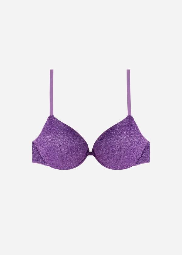 Topuri De Bikini Calzedonia Căptușită Push-Up Las Vegas Dama Violet | RO1858GL