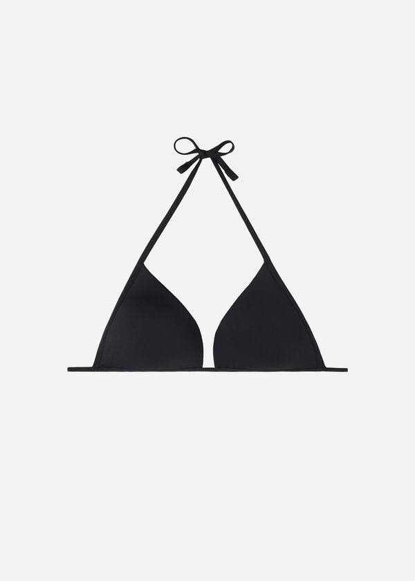 Topuri De Bikini Calzedonia Căptușită Triangle Indonesia Eco cobey Dama Negrii | RO1911HK