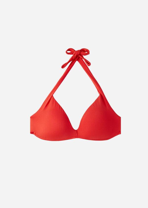 Topuri De Bikini Calzedonia Căptușită Triangle Indonesia Eco rise Dama Rosii | RO1915ZG