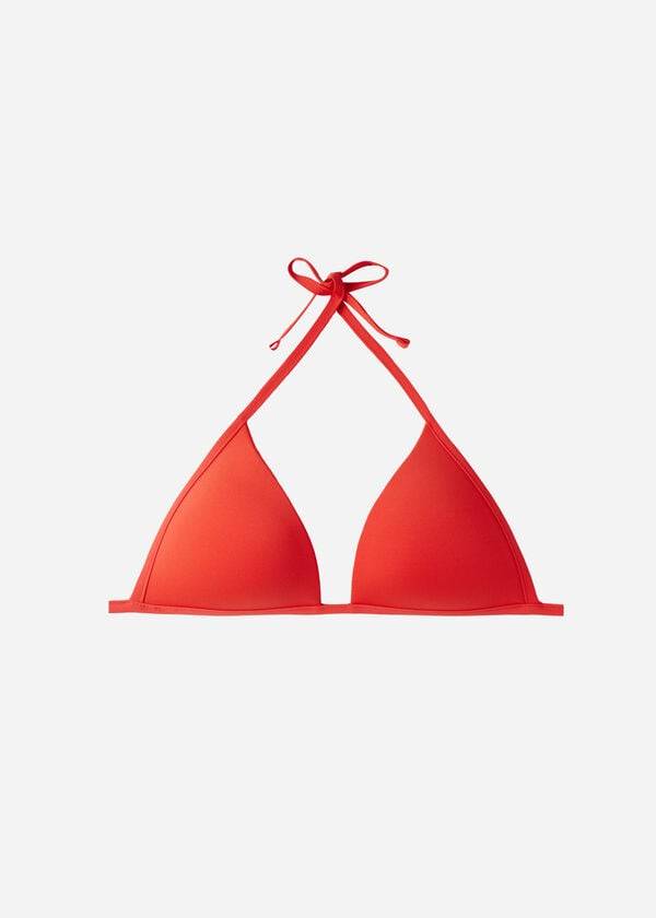 Topuri De Bikini Calzedonia Căptușită Triangle Indonesia Eco strass Dama Rosii | RO1927YU