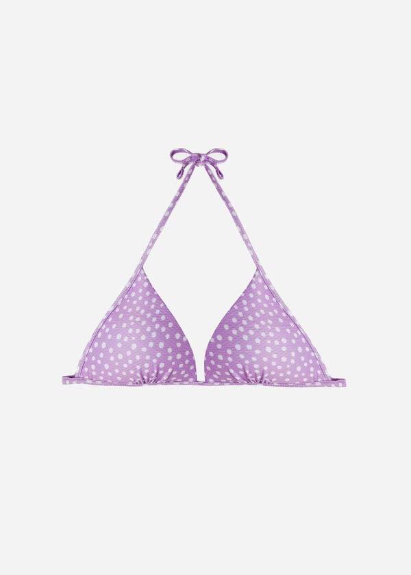 Topuri De Bikini Calzedonia Fixed Triangle Cipro Dama Violet | RO1714QZ