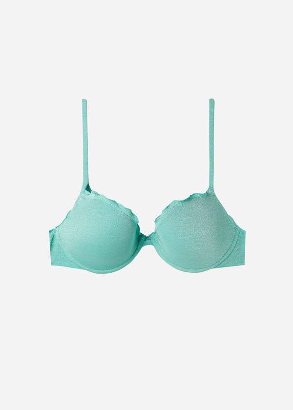 Topuri De Bikini Calzedonia Push Up Formentera Dama Verzi | RO1940LH