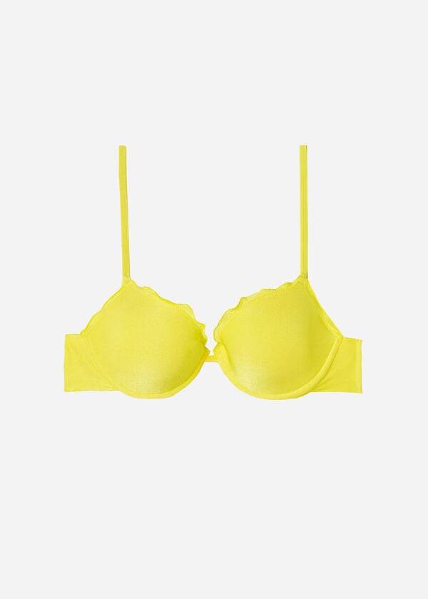 Topuri De Bikini Calzedonia Push Up Formentera Dama Galbeni | RO1942XF