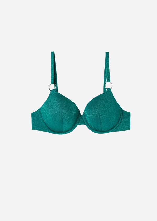 Topuri De Bikini Calzedonia Push Up Hollywood Dama Verzi | RO1944VD