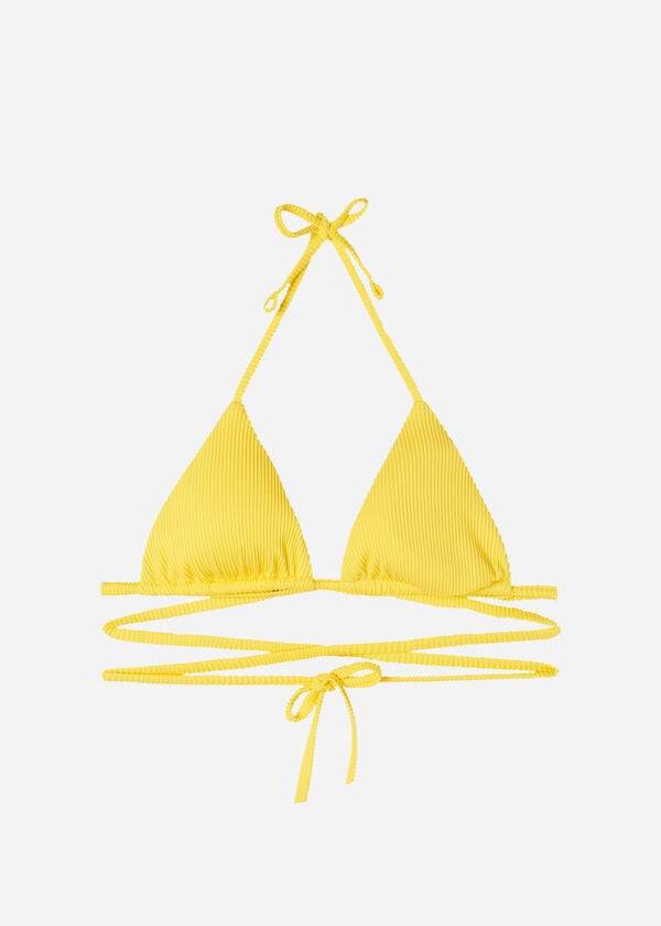 Topuri De Bikini Calzedonia Triangle Slapi String New York Dama Galbeni | RO2021CE