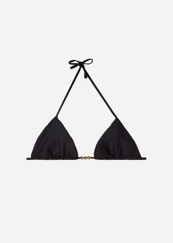 Topuri De Bikini Calzedonia Triangle String Casablanca Dama Negrii | RO2029RW