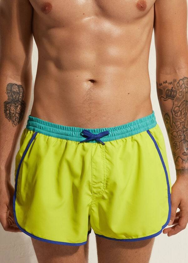 Trunchi De Baie Calzedonia Venice Beach Eco Barbati Verde Menta | RO2915IS